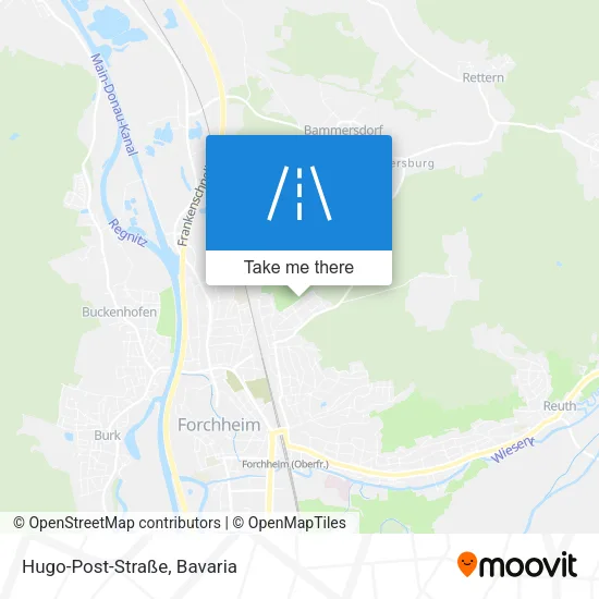 Карта Hugo-Post-Straße