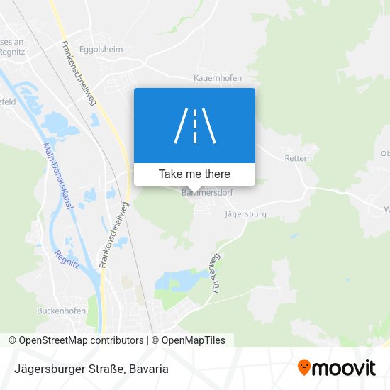 Jägersburger Straße map