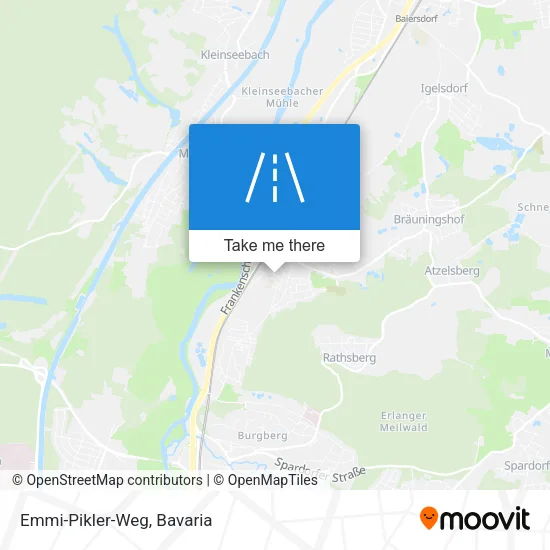 Карта Emmi-Pikler-Weg