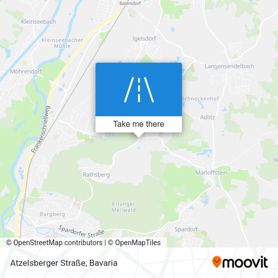 Atzelsberger Straße map