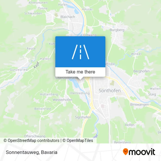 Карта Sonnentauweg