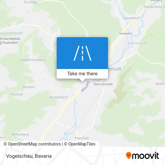 Карта Vogelschau
