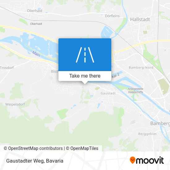 Карта Gaustadter Weg