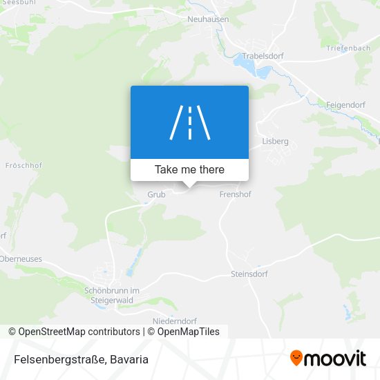 Felsenbergstraße map
