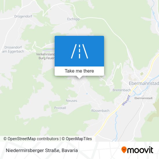 Niedermirsberger Straße map