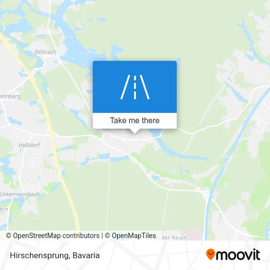 Карта Hirschensprung