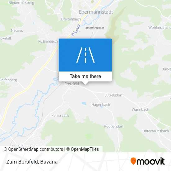Карта Zum Börsfeld