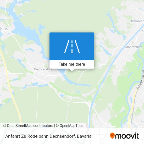 Anfahrt Zu Rodelbahn Dechsendorf map