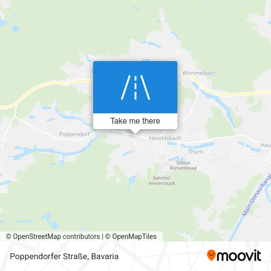 Карта Poppendorfer Straße