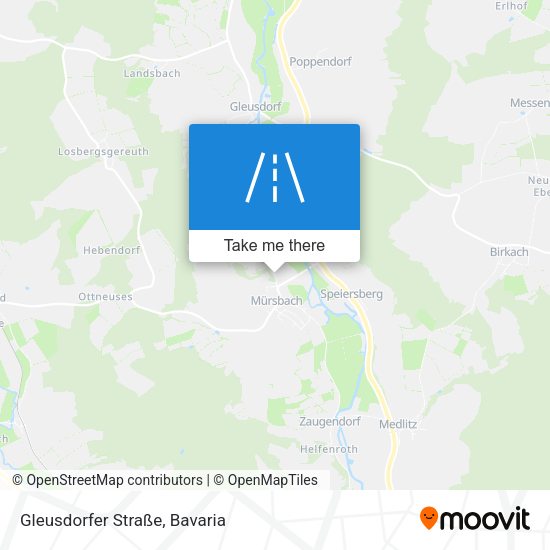 Gleusdorfer Straße map