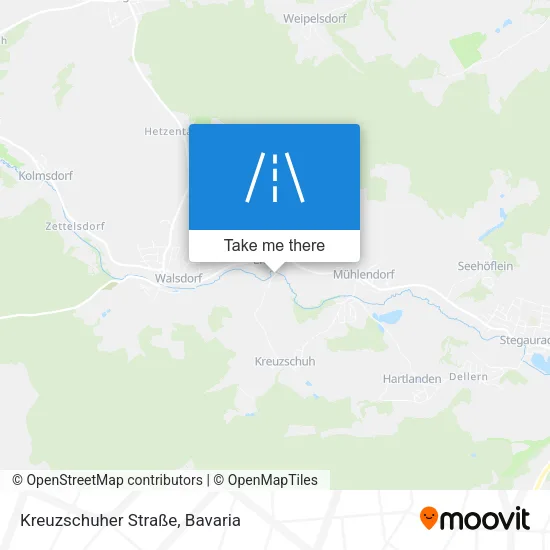 Карта Kreuzschuher Straße