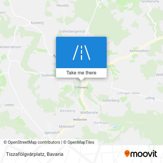 Tiszafölgvárplatz map