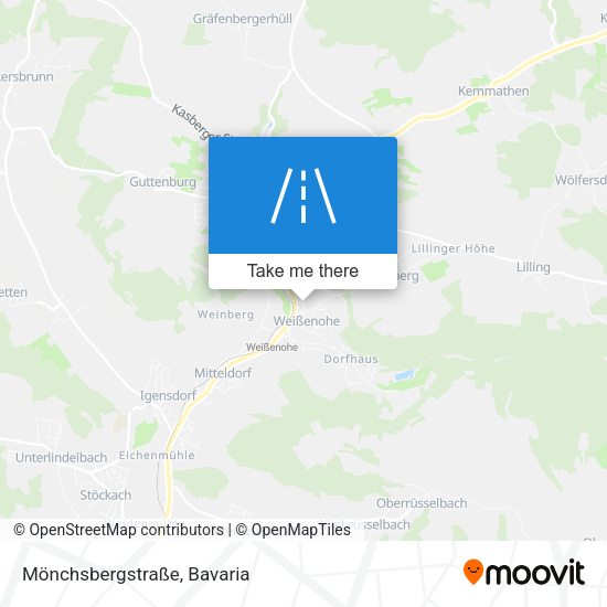 Mönchsbergstraße map