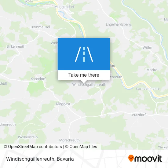 Карта Windischgaillenreuth
