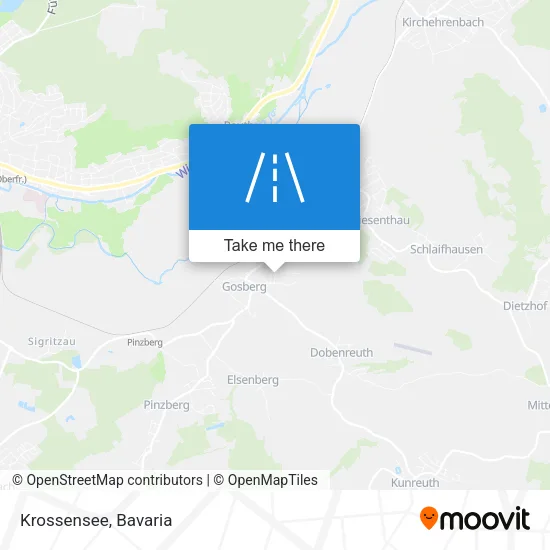 Карта Krossensee