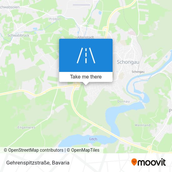 Gehrenspitzstraße map
