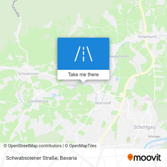 Schwabsoiener Straße map