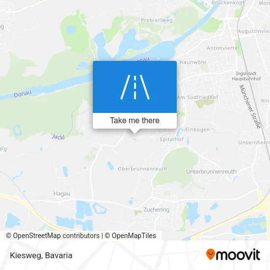 Карта Kiesweg