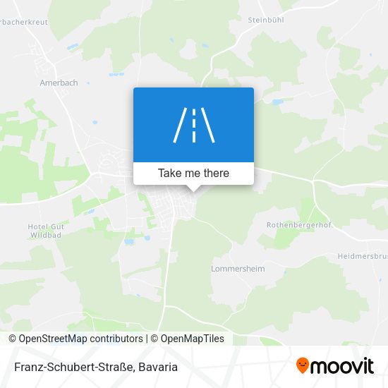 Franz-Schubert-Straße map
