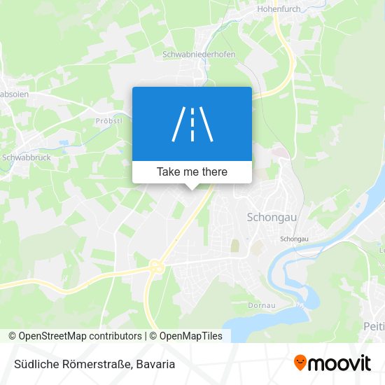 Südliche Römerstraße map