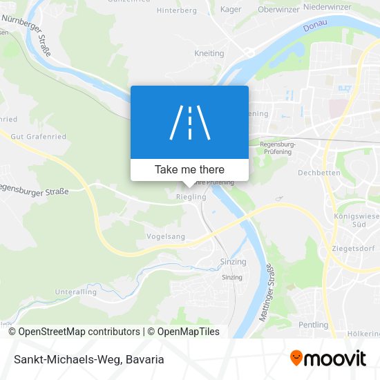 Sankt-Michaels-Weg map