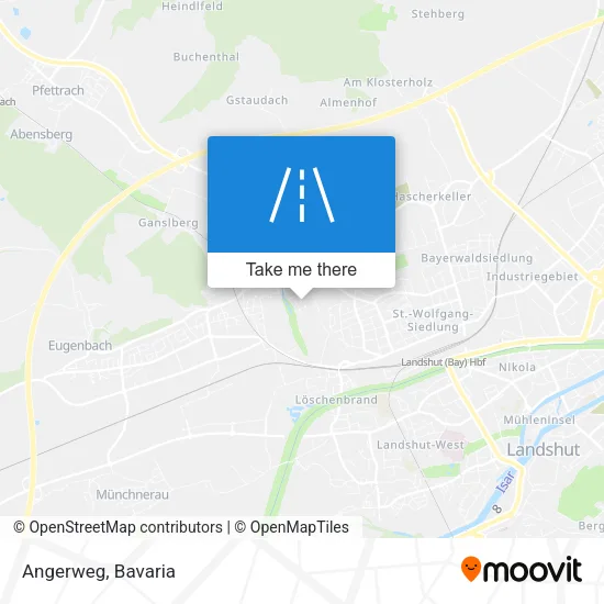 Карта Angerweg