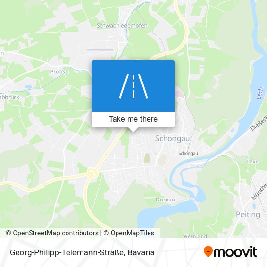 Georg-Philipp-Telemann-Straße map