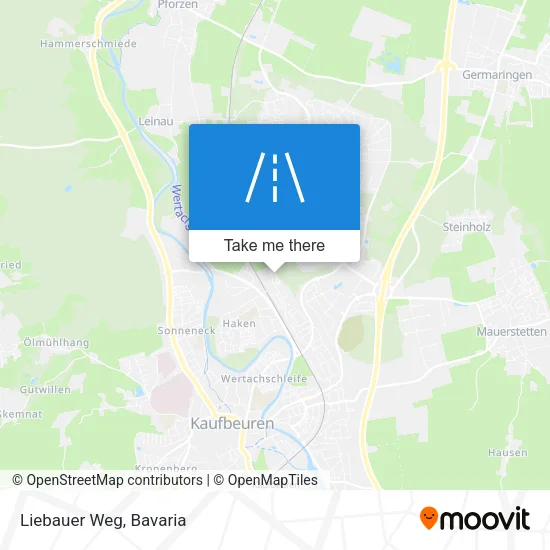 Карта Liebauer Weg