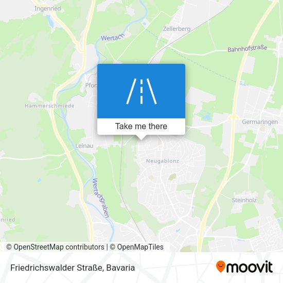 Friedrichswalder Straße map
