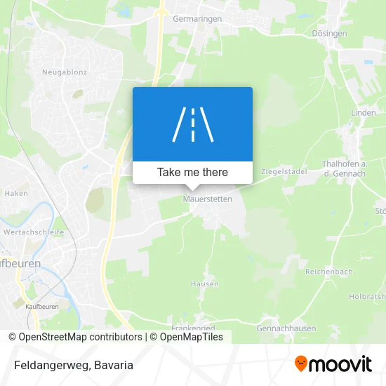 Карта Feldangerweg