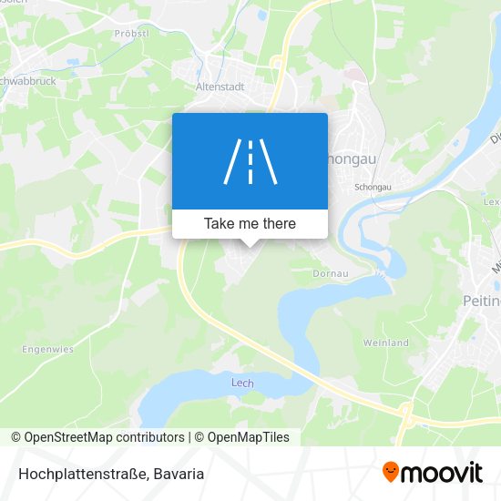 Hochplattenstraße map