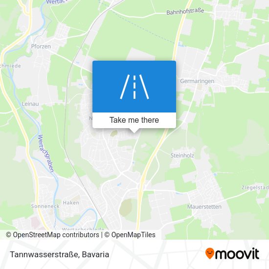 Tannwasserstraße map