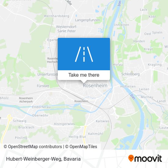 Hubert-Weinberger-Weg map