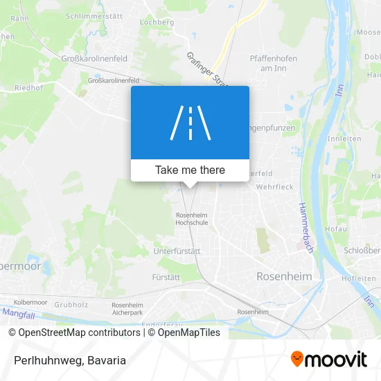 Карта Perlhuhnweg