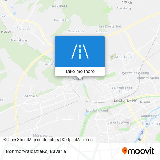 Böhmerwaldstraße map