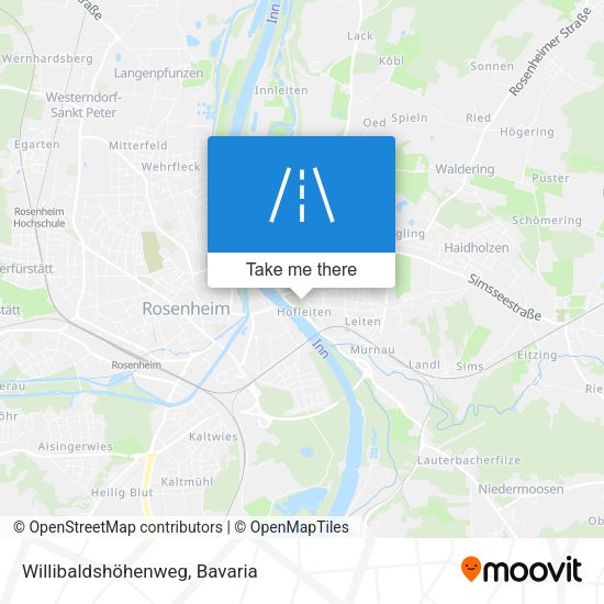 Willibaldshöhenweg map