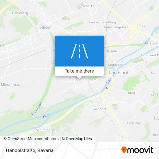 Карта Händelstraße