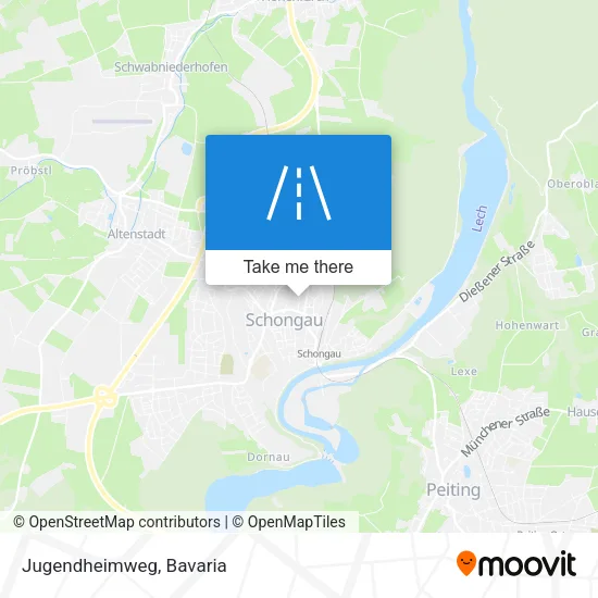 Карта Jugendheimweg