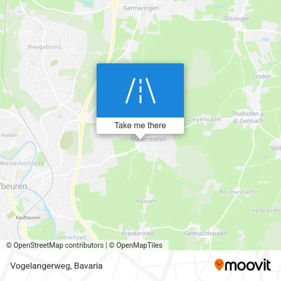 Карта Vogelangerweg