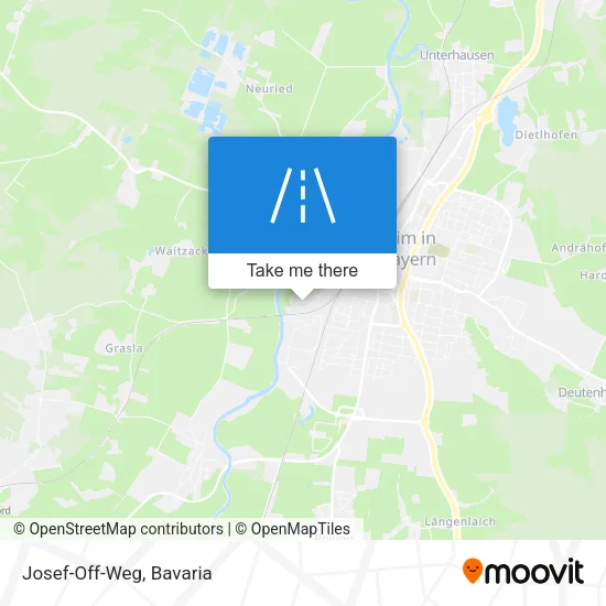 Карта Josef-Off-Weg