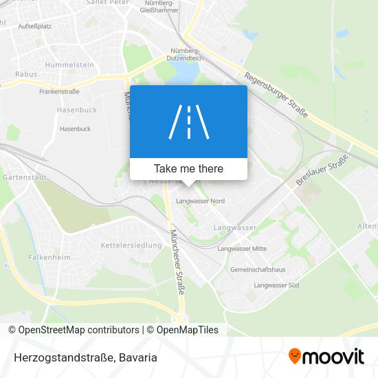 Herzogstandstraße map