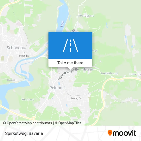 Карта Spirketweg