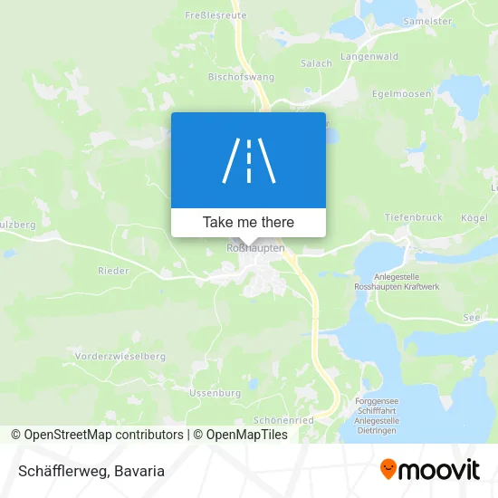 Карта Schäfflerweg