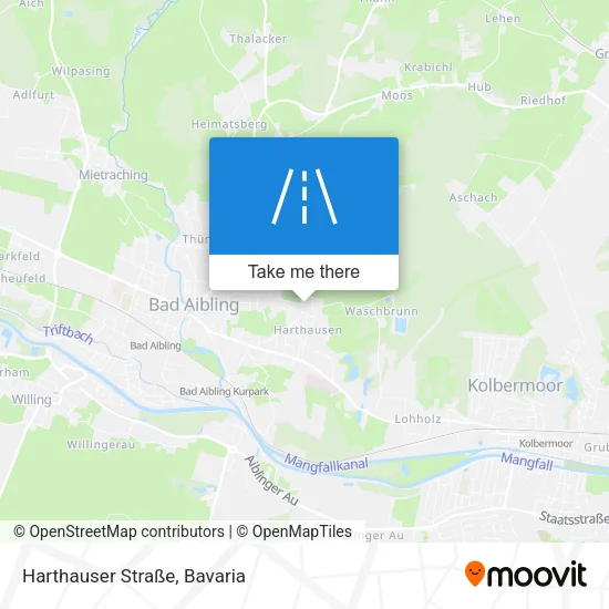 Карта Harthauser Straße