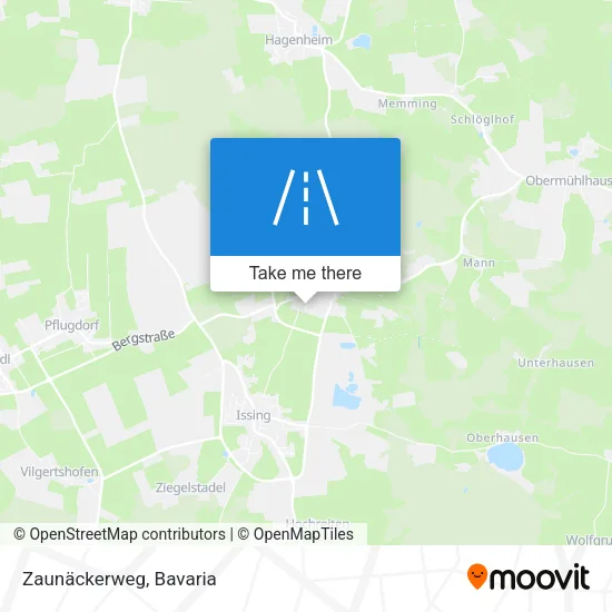 Карта Zaunäckerweg