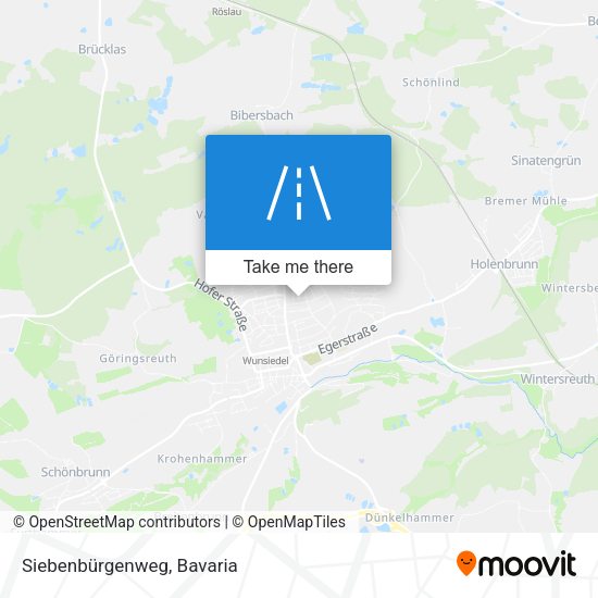 Siebenbürgenweg map
