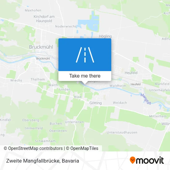 Карта Zweite Mangfallbrücke