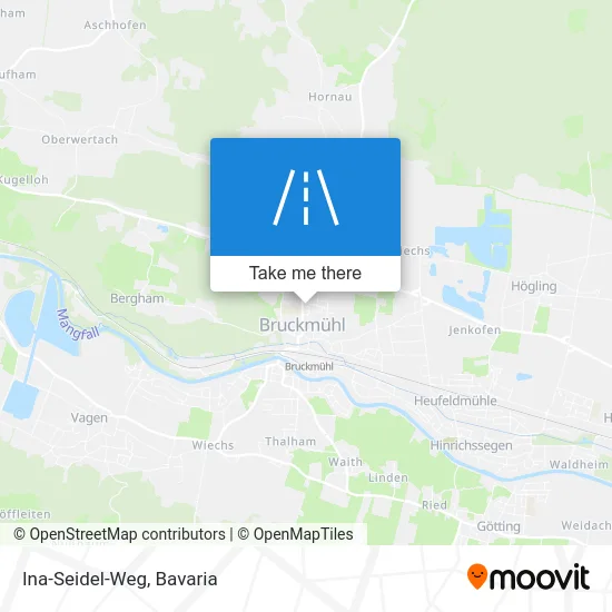 Ina-Seidel-Weg map