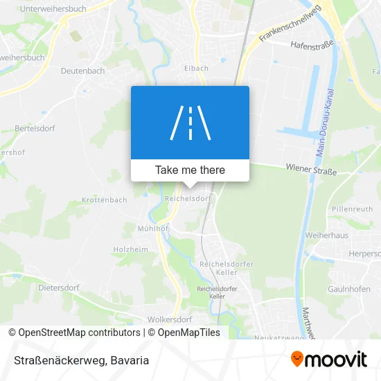 Карта Straßenäckerweg
