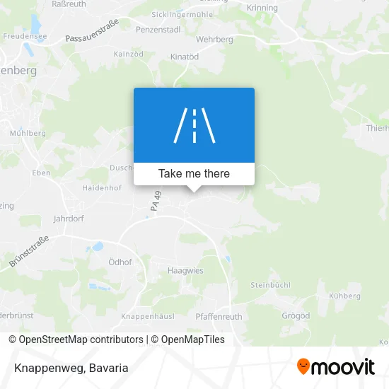 Карта Knappenweg
